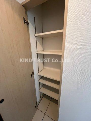 willDo南森町の収納|便利な収納スペースです