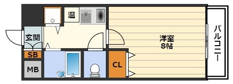 パークヴュー北梅田の間取り