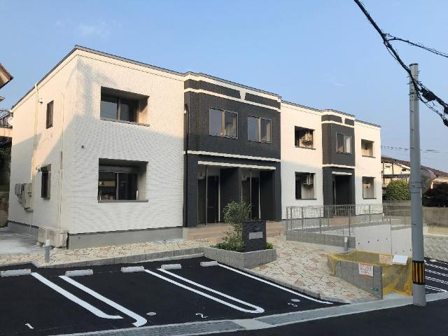 明石市東朝霧丘のアパートの外観|外観写真（昼）
