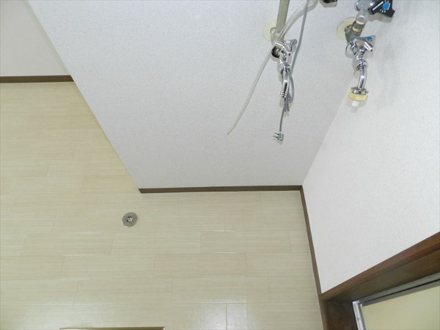 ハイツラポートBの洗面所