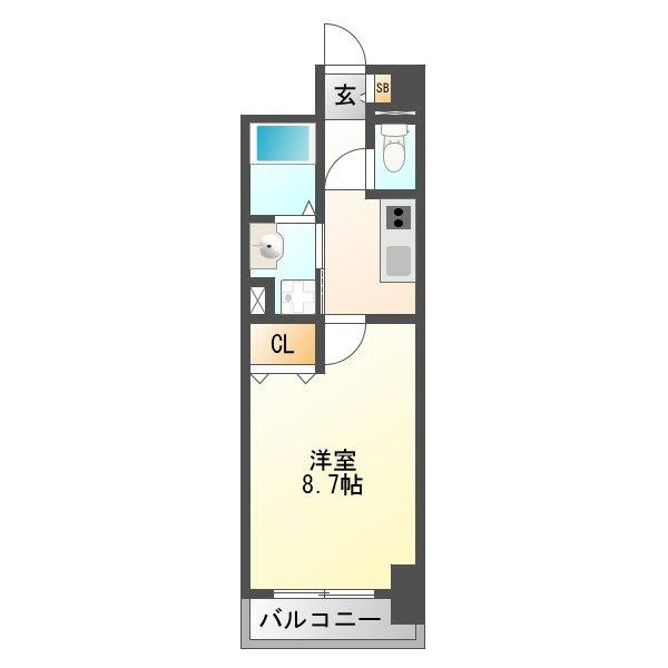 メルベーユ西淀の間取り