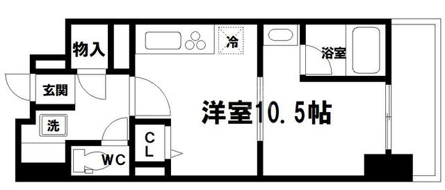 KDX堺筋本町レジデンスの間取り