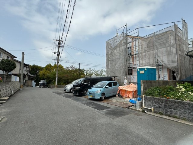 ーBloomーブルームー小倉北区篠崎2丁目1期　【小倉南区　新築戸建て】の前面道路含む現地写真|現地撮影　2024,4,16　ーBloomーブルームー小倉北区篠崎2丁目1期　【小倉南区　新築戸建て】