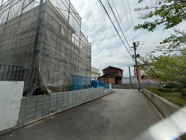 ーBloomーブルームー小倉北区篠崎2丁目1期　【小倉南区　新築戸建て】の前面道路含む現地写真|現地撮影　2024,4,16　ーBloomーブルームー小倉北区篠崎2丁目1期　【小倉南区　新築戸建て】