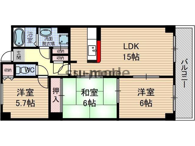 【間取り】 | グローバルサイト茨木