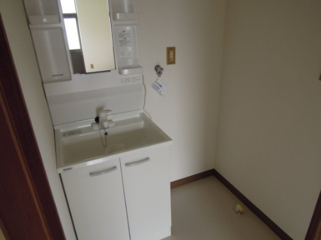 芝吹アパート貸平家の洗面所