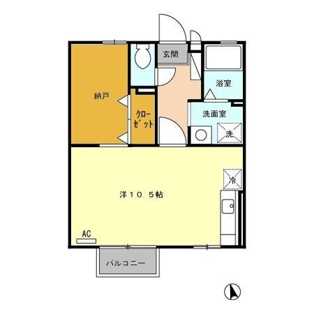 ルミエール A棟の間取り