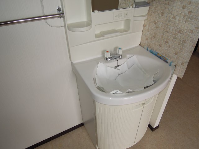 オリエントハイツの洗面所