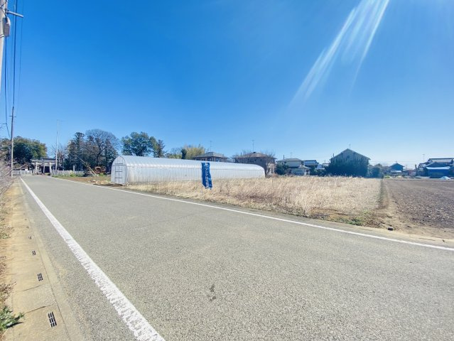 建築条件なし 売地102坪　川越市久下戸の前面道路含む現地写真|現地（2024年3月）撮影