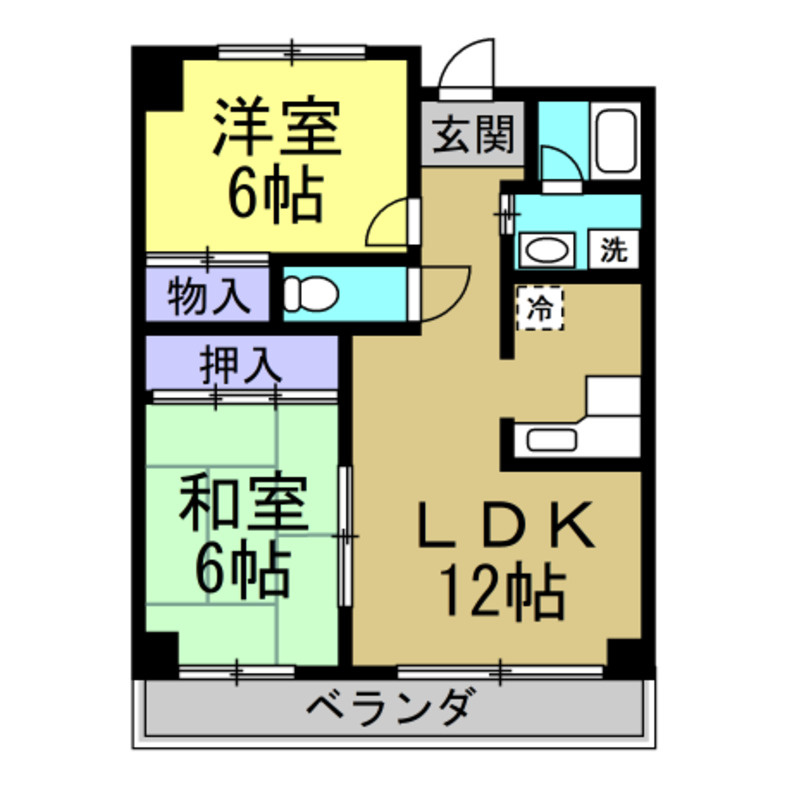 ユートピアタウンⅡの間取り