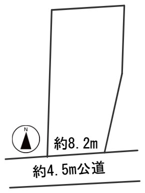 ６２８２７　羽島市竹鼻町狐穴土地の区画図