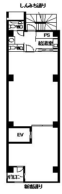 四谷三信ビルの間取り