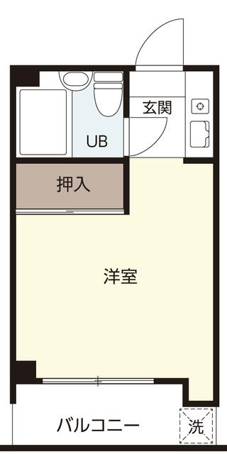 ２階建ての２階にあります
