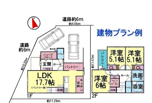 明石市大久保町大窪　土地　建築条件付の完成予想図|●資料・カタログのご請求無料●現地見学可能●最寄りのバス停までは徒歩6分となっており、6分で大久保駅にも到着するので通勤や通学、お出かけの際に便利な立地となっています。