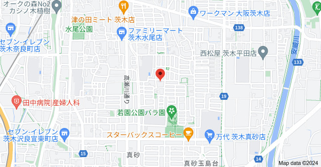 若園ハイツの地図