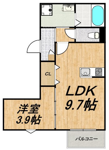 【間取り】 | LE COCON 中村