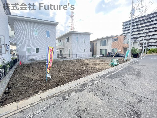 三郷市中央5丁目　建築条件なし　売地の外観|更地渡・現地の写真になります。