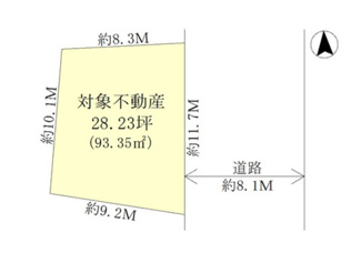【駐車場】 | 宇都宮市大曽１丁目　店舗併用住宅 | 駐車場区画図