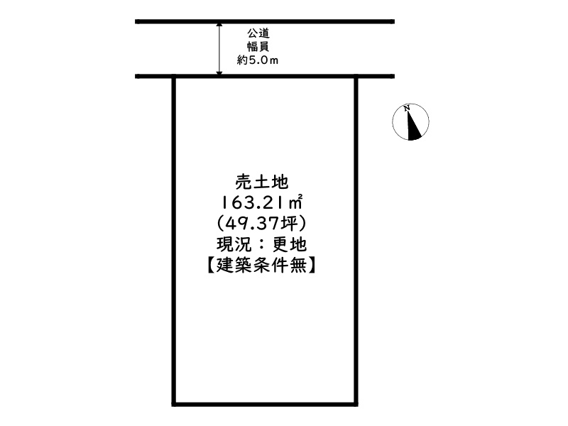 姫路市夢前町菅生澗／売土地の土地図