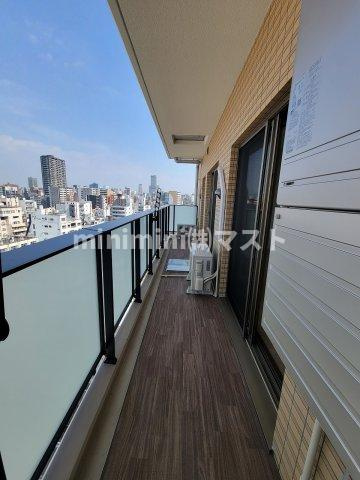 AFFLUENCE難波EASTのバルコニー