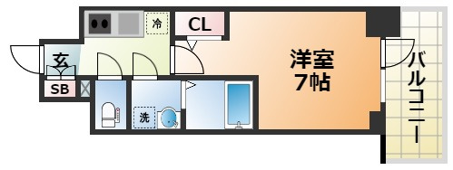 アドバンス神戸マーレの間取り