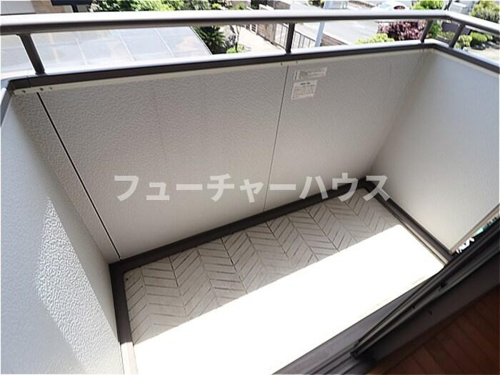 アクアヒルズのバルコニー