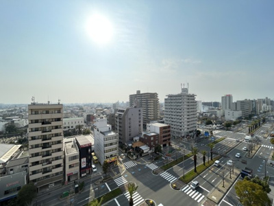 【展望】 | エイジングコート堺東 11階部分 | 北東向きのベランダより