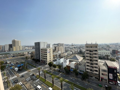 【展望】 | エイジングコート堺東 11階部分 | 南西向きのベランダより