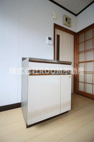 山田貸家(早水町)の洗面所|使いやすい洗面所です