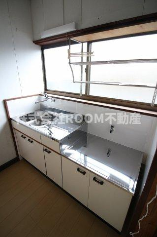 山田貸家(早水町)のキッチン|キッチンでお料理をお楽しみください