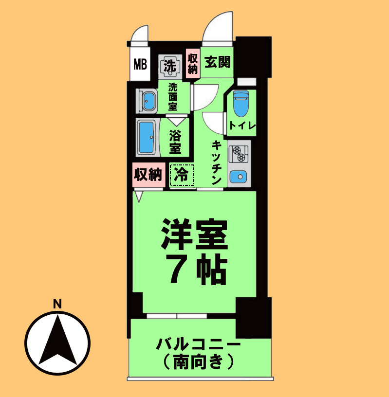 S-RESIDENCE浄心 Eastの間取り