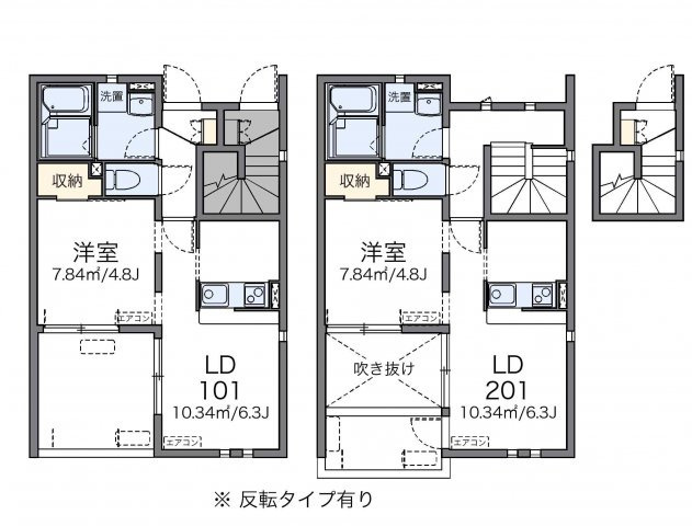 レオネクストかきの木の間取り|画像2