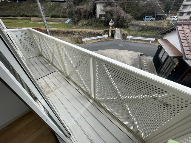 コーポ宮田のバルコニー