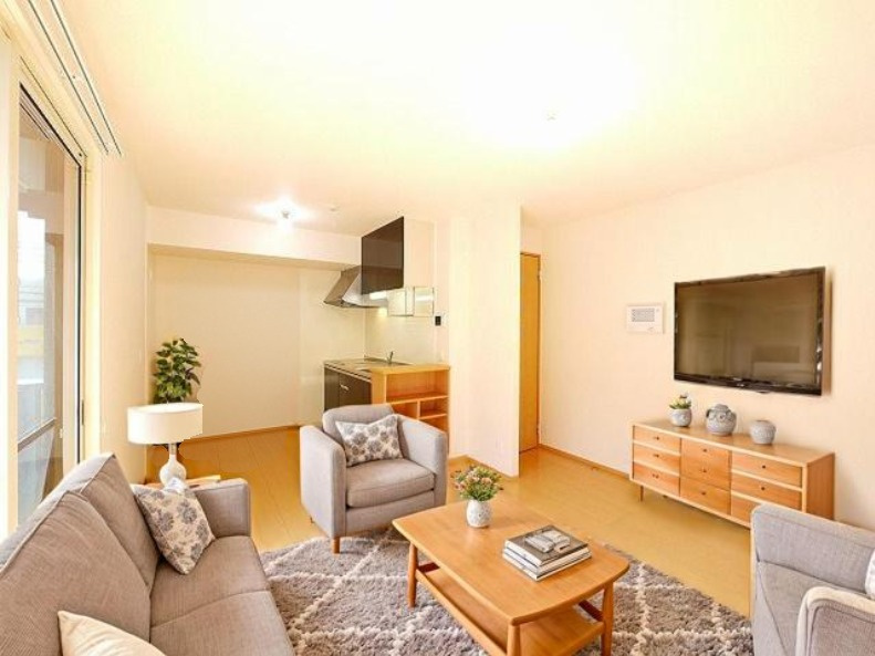 アン　アミの居間・リビング|CGで家具等を配置したもので家具等は含まれません