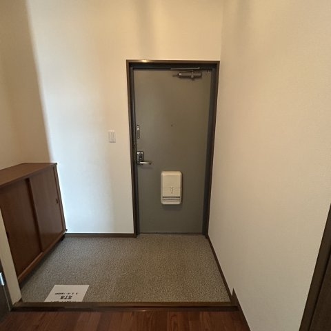 プラザマンション中島の玄関