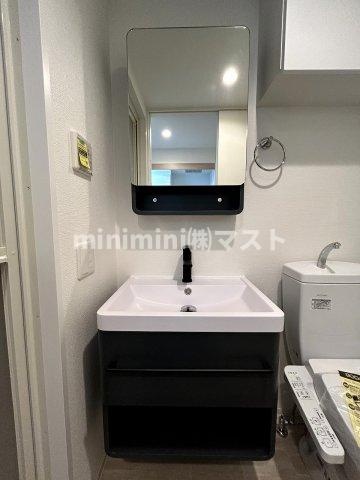 セレニテ九条リアンの洗面所