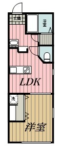 Like作草部2ndの間取り