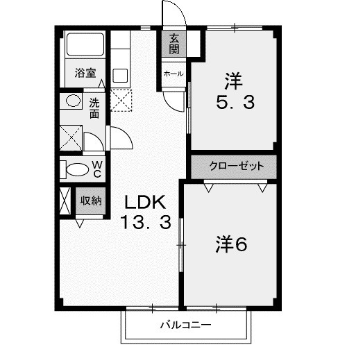 【間取り】 | ニューシティー川島