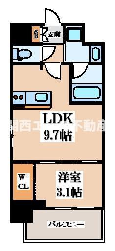 【間取り】 | ソルテラスOSAKA EAST GATE