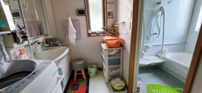 宇都宮市御幸本町　戸建の洗面所