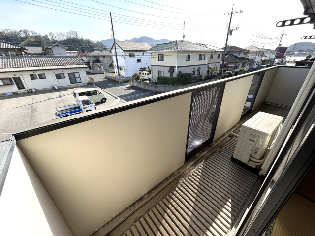 エステイト美の浜Cのバルコニー