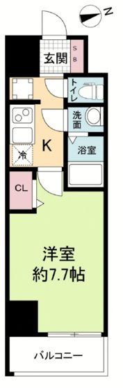 【間取り】 | スペーシア日本橋東