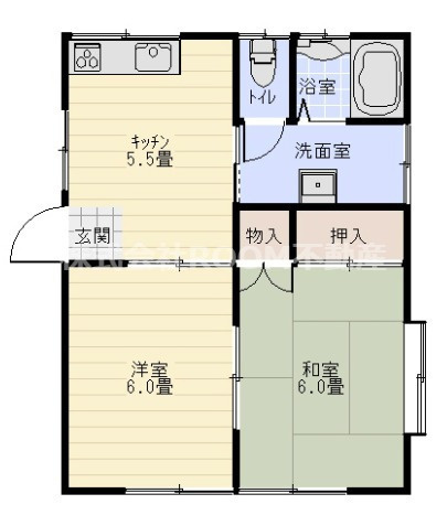 誠コーポⅡの間取り