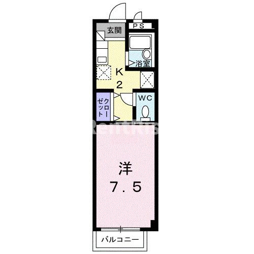 プレ　デユ　ボアの間取り|間取図