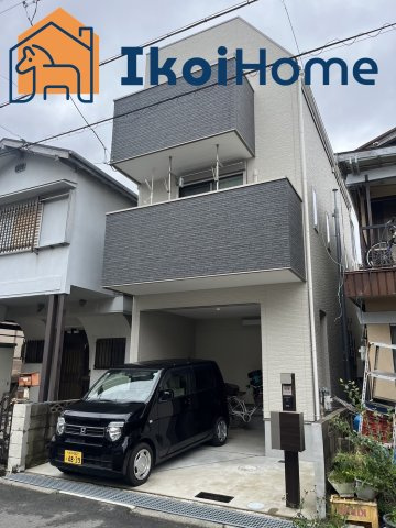 明石市鳥羽　中古戸建の外観|JR「西明石駅」徒歩16分の好立地です！3階建ての3LDK♪令和2年9月築と築浅で非常に綺麗です。