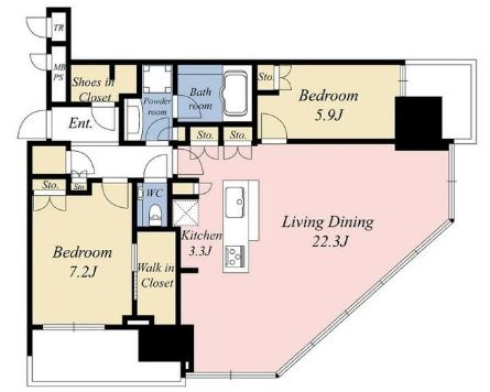 江東区豊洲３丁目の賃貸マンション