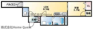 【間取り】 | F asecia Damia