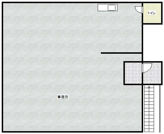 若林東町都築様貸事務所の間取り