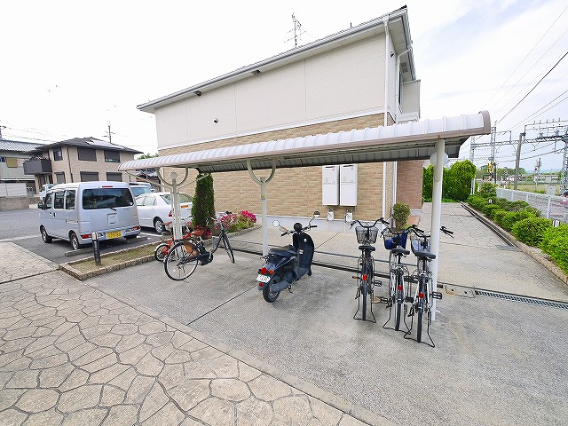七条ヘリテージ　Ｂのその他共用部分|駐輪場です