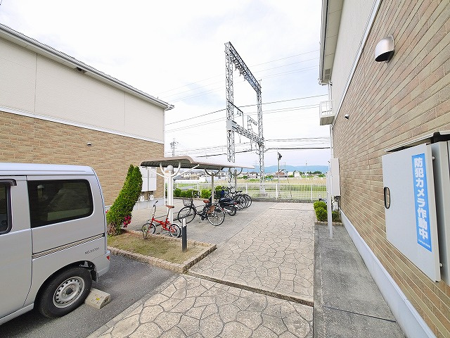 七条ヘリテージ　Ｂのその他共用部分|駐輪場です